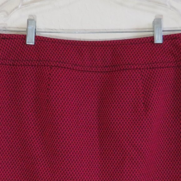 LOFT* Women's Fully Lined Side Zip Double Button Down Pocket A-Line Skirt~Size 2 - Picture 5 of 10